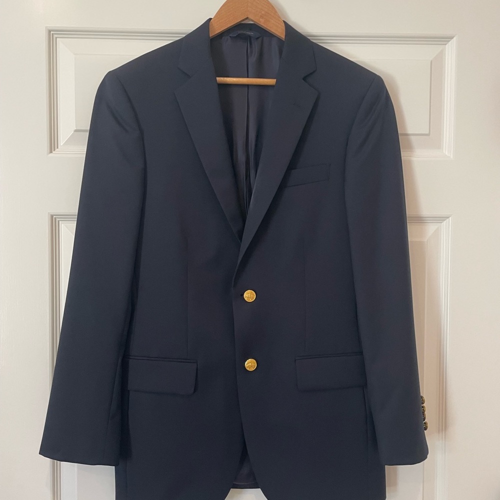 Brooks Brothers navy jacket